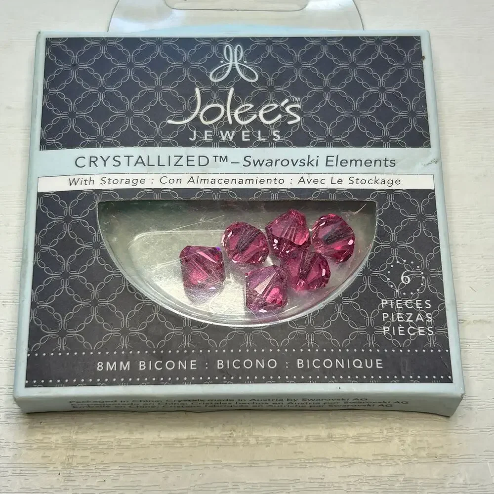 EK Success Jolee's Swarovski Crystal Bead Mix Lot NOS